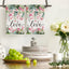 Set 2 Toallas Cocina Diseño Hojas Flores 18x26pulg