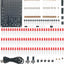 Kit soldadura LED Chaser PCB 81 LEDs para STEM y escuela