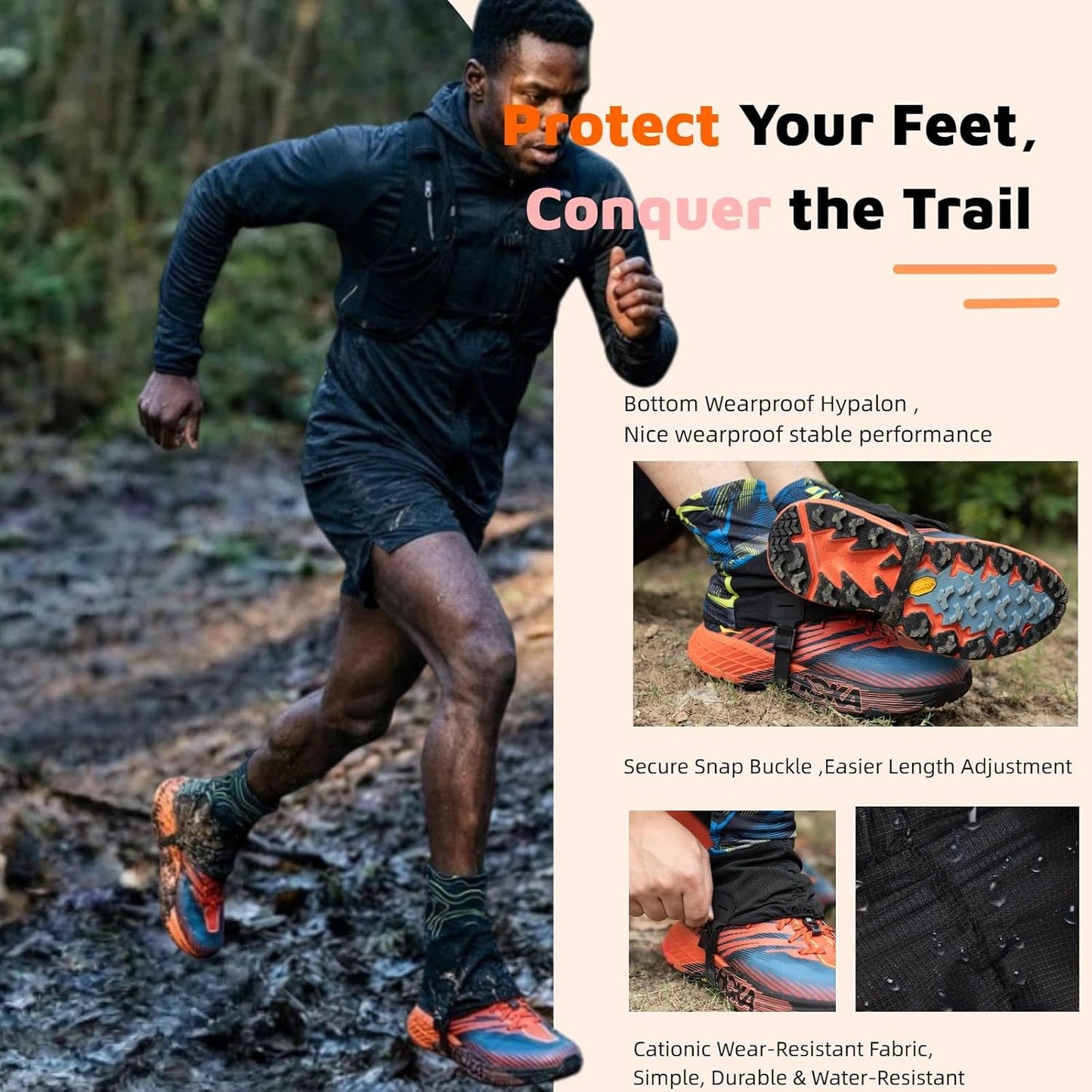 Fundas universales arena correr ajustables diseño corto