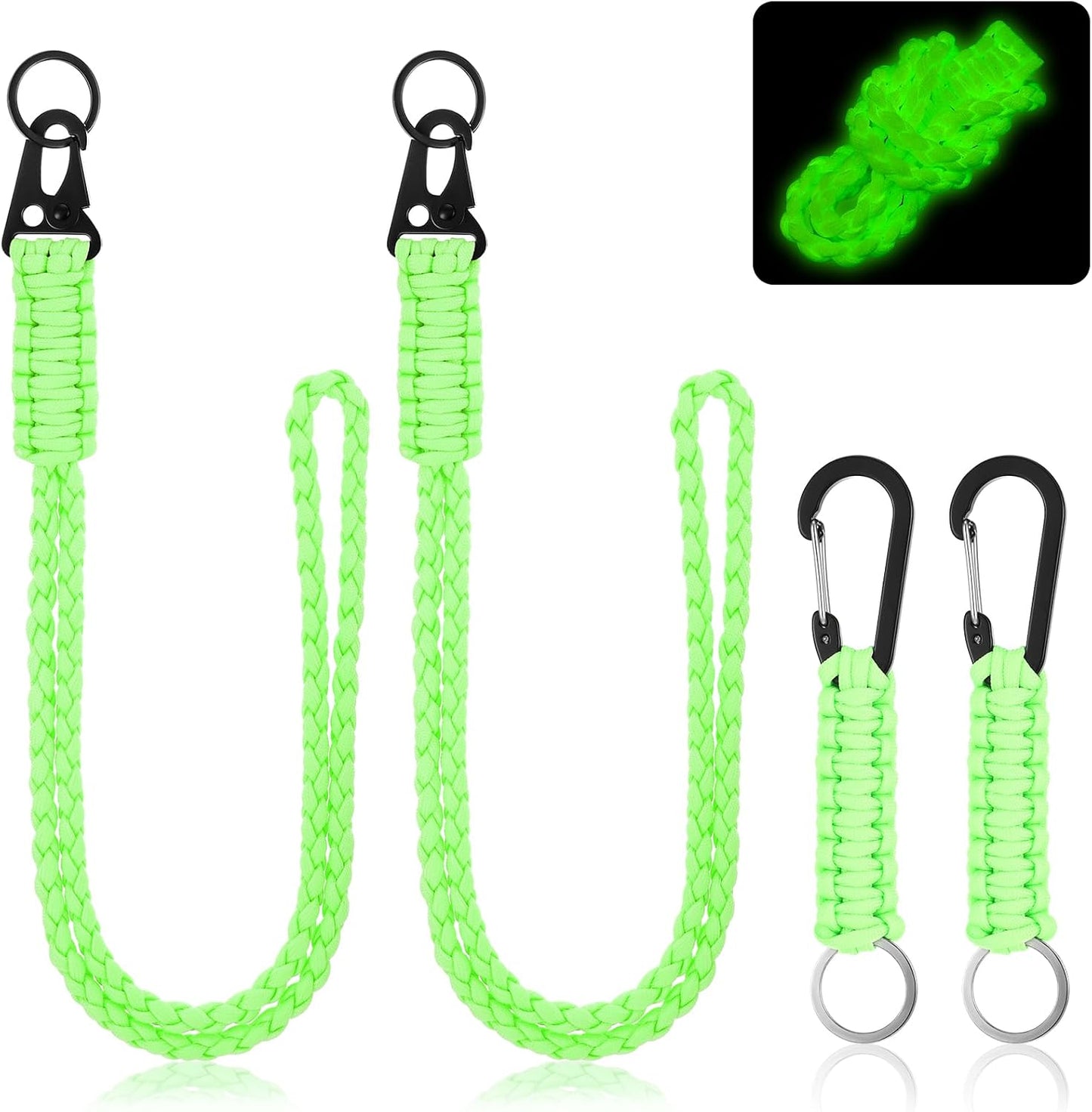 Juego 2 cordones paracaídas para cuello y muñeca