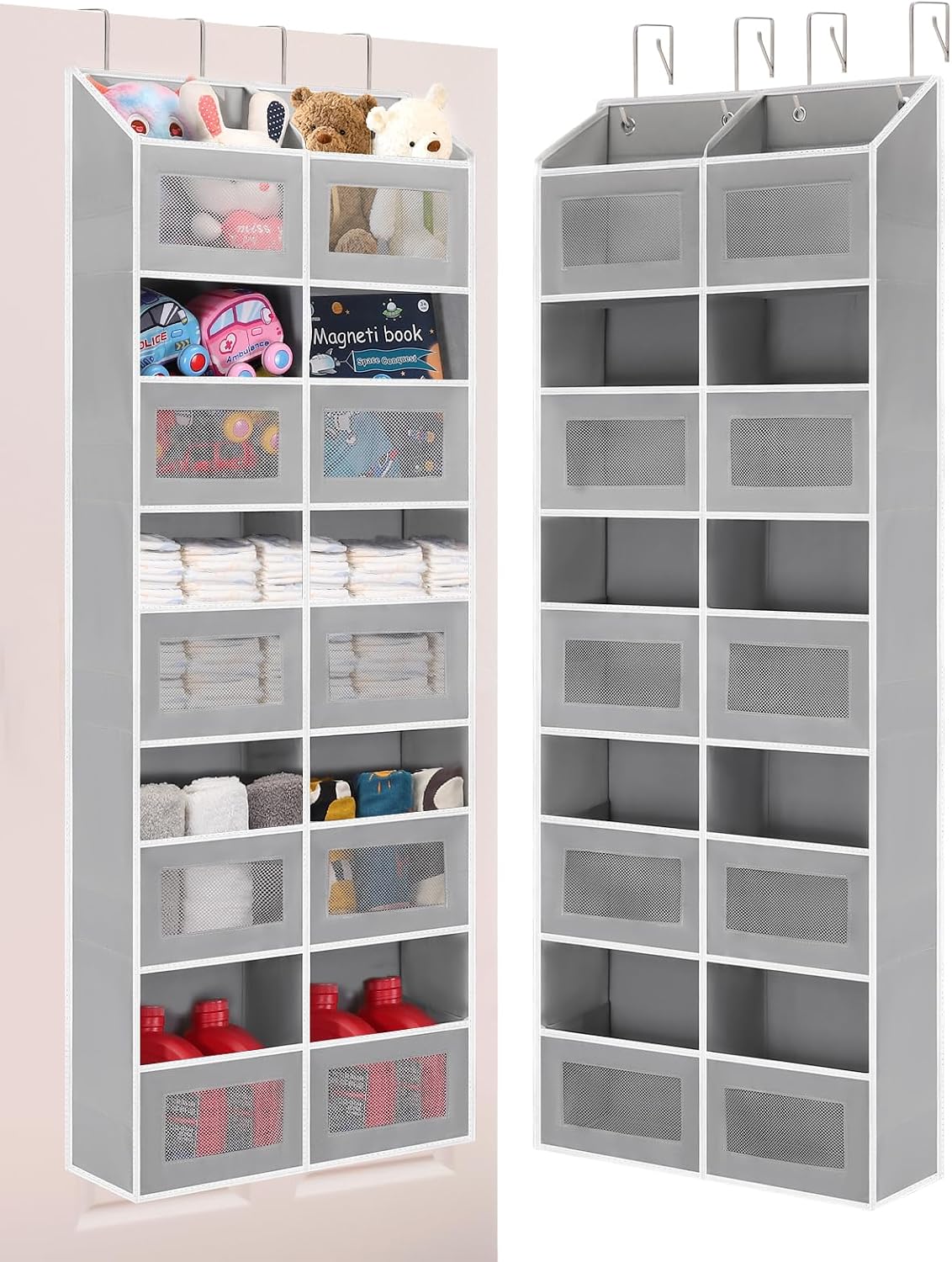 Organiz. puerta 10 compartimentos para juguetes