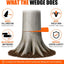 6 Cuñas Tala Árboles 5.5-10" Plástico ABS con Puntas