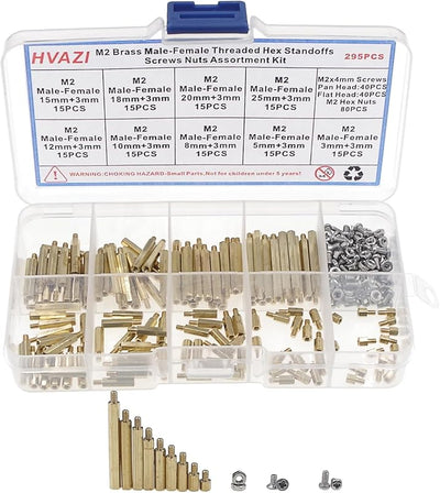 Espaciadores hex rosca latón tornillos acero inox 3-25mm