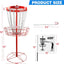 Cesta portátil golf disco 12/24 cadenas metal para exterior