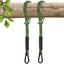 Cuerdas columpio para árbol 81" verde pack