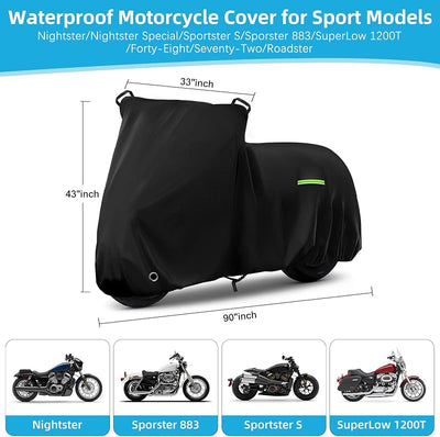 Funda impermeable motocicleta Nightster Sportster UV