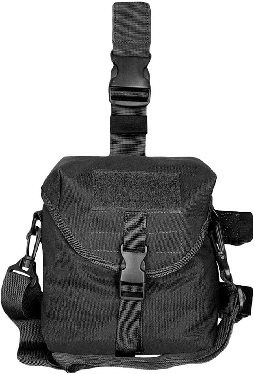 Bolsa táctica caza tiro 10x8.5x5" cierre cordón