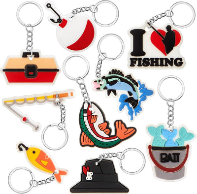 36 Pzas Detalles Fiesta Pesca Llaveros Regalo Mujer Hombre