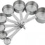 Set 18 Tazas y Cucharas Acero Inox 18/8 para Cocina y Hornear