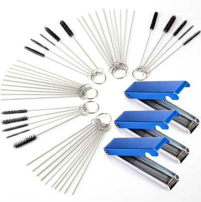Set 18 herramientas limpieza carburador acero inox