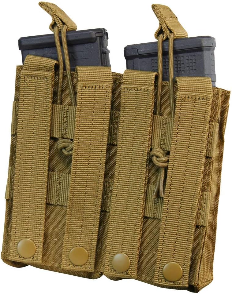 Estuche doble canguro color oliva
