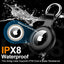 Fundas Airtag IPX8 Impermeable con Llavero Negro