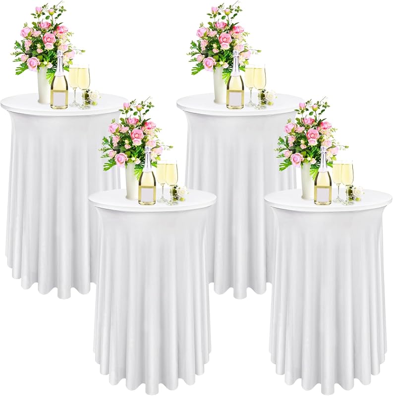 4 Manteles Elastano 32x43pulg Ondas Naturales para Fiesta