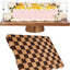 Soporte pastel y tabla cortar madera acacia 2en1