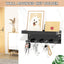 Soporte correa perro pared ganchos metal