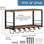 Estante flotante 2 niveles gimnasio con soporte T