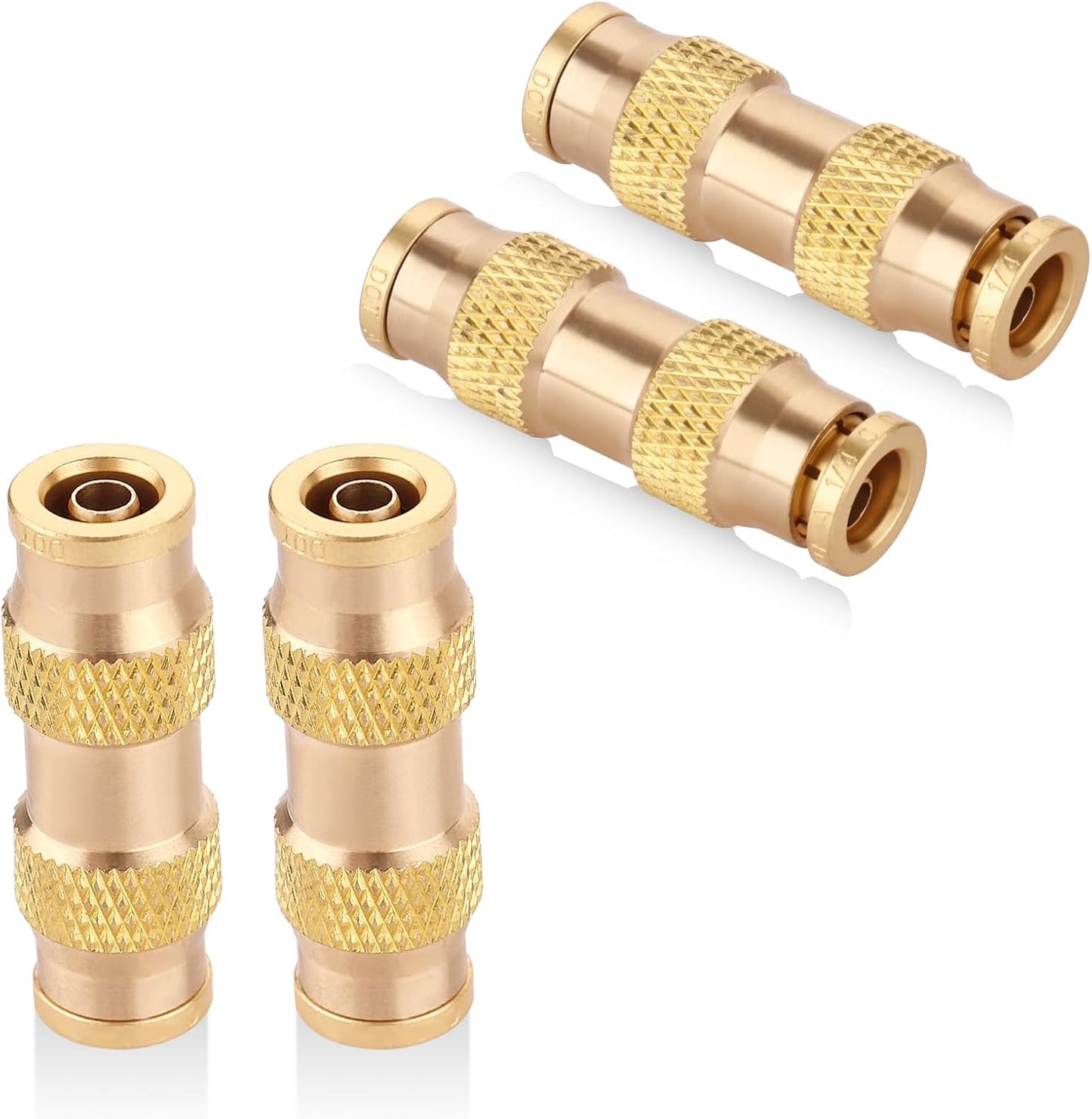 Adaptador freno aire 1/4 pulg latón ajuste presión
