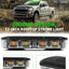 Barra luces estroboscópicas 72 LED verde blanco 12-24V