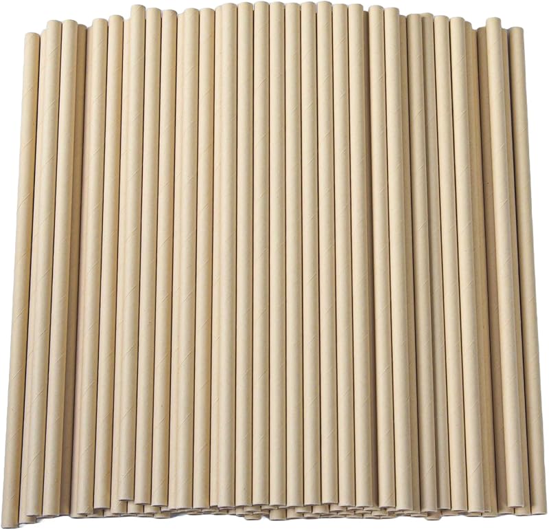 200 Pajas de Papel para Jugos y Fiesta