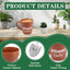 Set tazas café jardinera con cuchara y pala regalo mujer