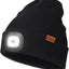 Gorro LED linterna frontal recargable USB unisex