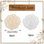 12 Pzas Doilies Encaje Algodón 4pulg Hechos a Mano