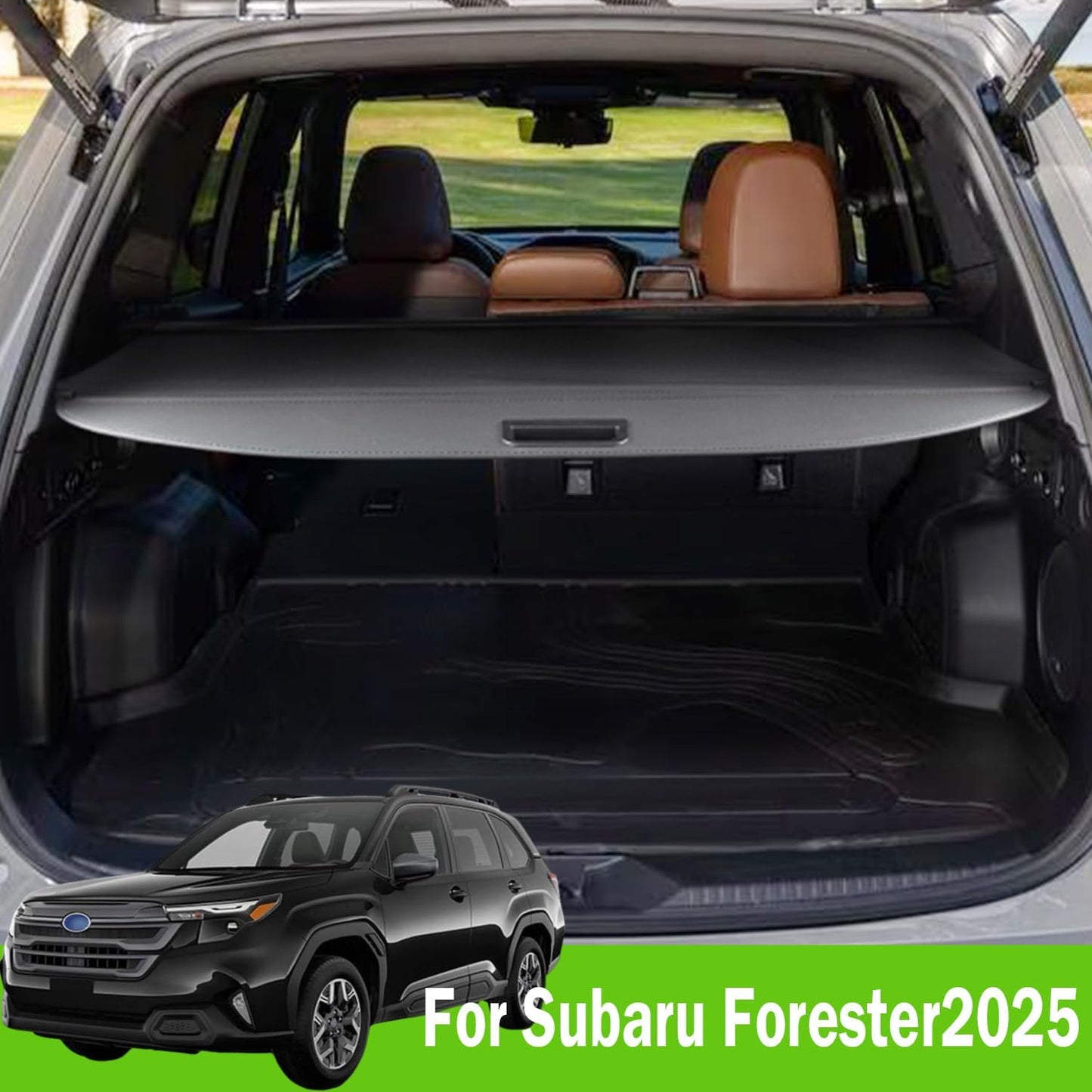 Cubierta maletero Subaru Forester 2025 negro SF2025