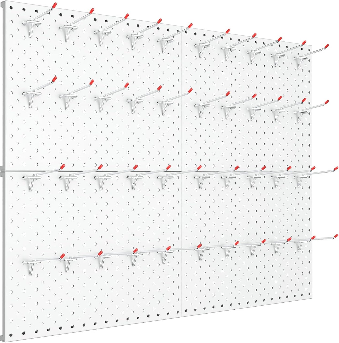 Tablero clavijas modular con ganchos metal 1/8 y 1/4 pulg