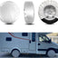 4 fundas neumáticos plateadas impermeables 24-27"
