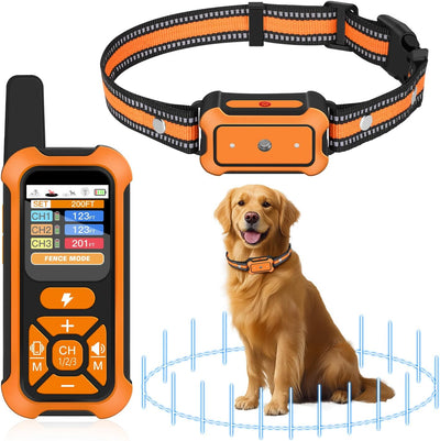 Sistema valla inalámbrica 3en1 para perros IPX7 3 modos