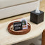 Bandeja ratán redonda 11.8pulg decorativa para mesa café