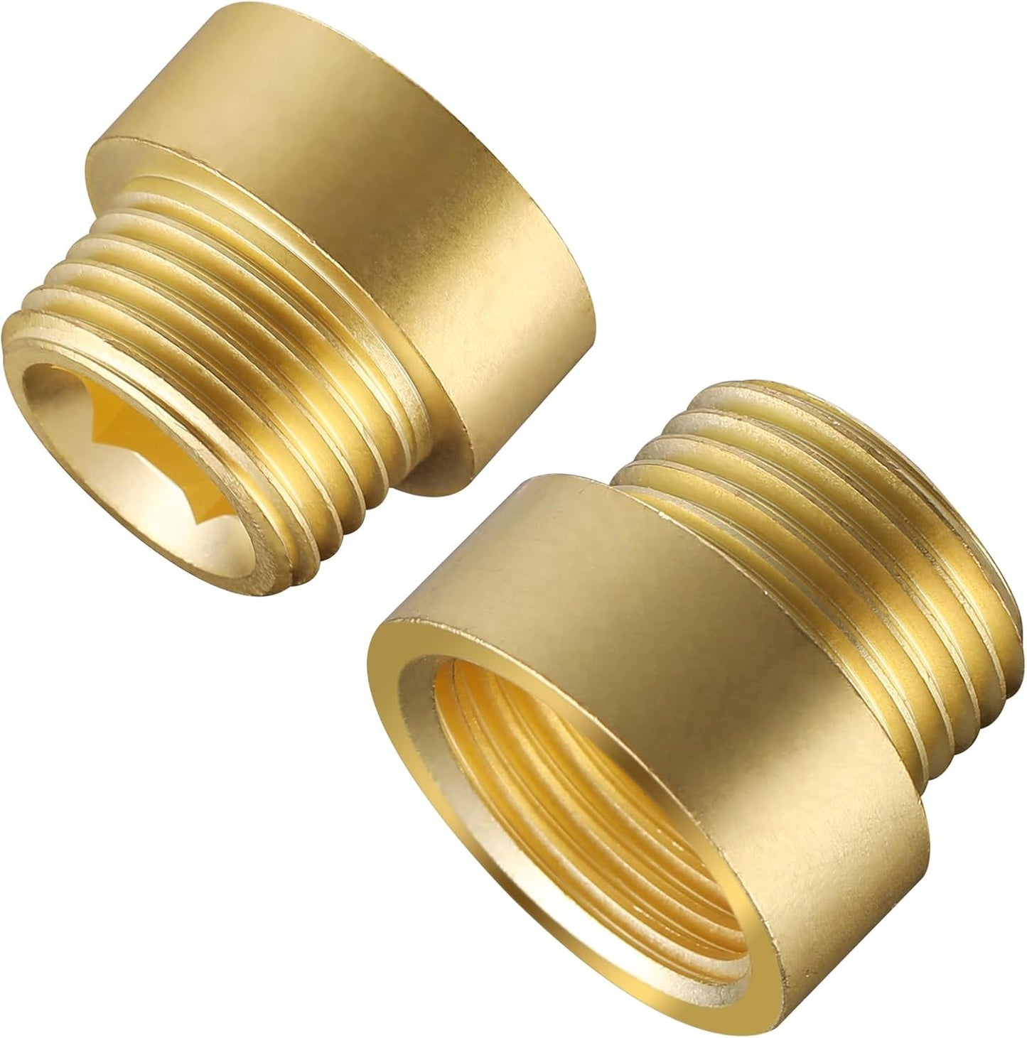 2 Pack Accesorios Latón G1/2 Macho a Hembra 0.787pulg