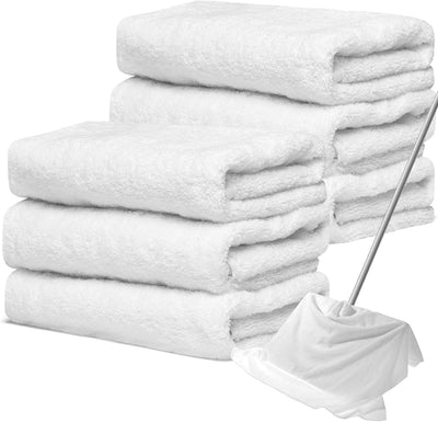 6 Paños Microfibra 30x20pulg Lavables Sin Pelusas Hogar