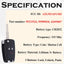 Recambio llavero sin llave Chevrolet Spark 3 botones