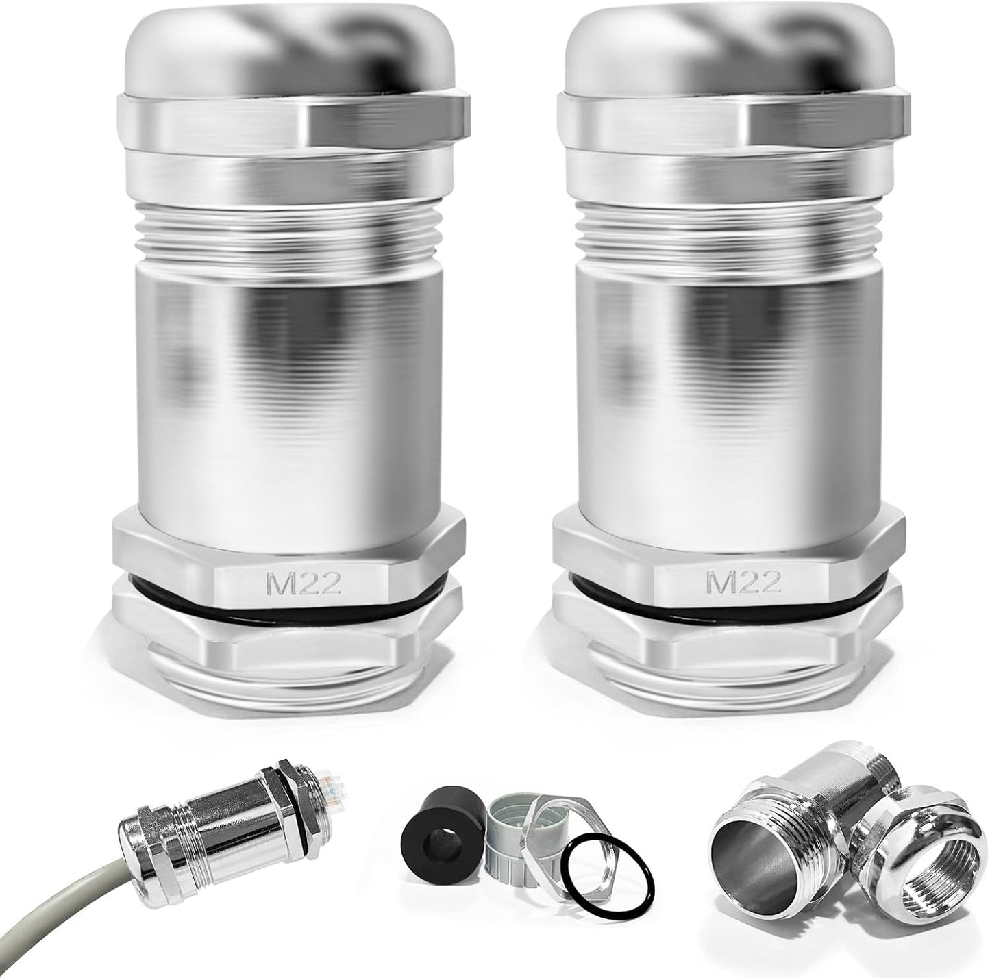 Prensaestopas cable acero inox ajustable 0.315pulg