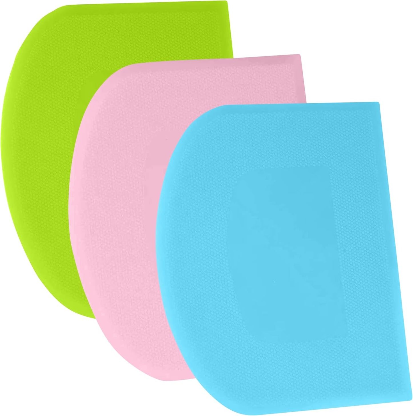 Raspador masa plástico flexible borde afilado