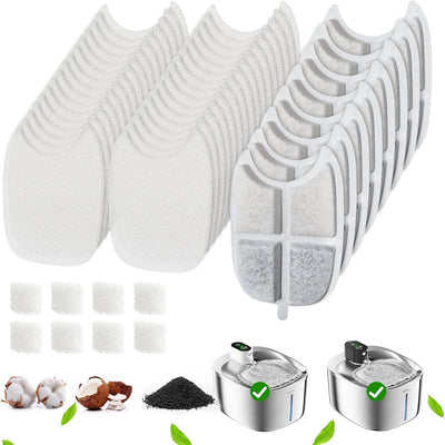 8 Filtros repuesto FS10 Plus 138oz 6 capas blanco