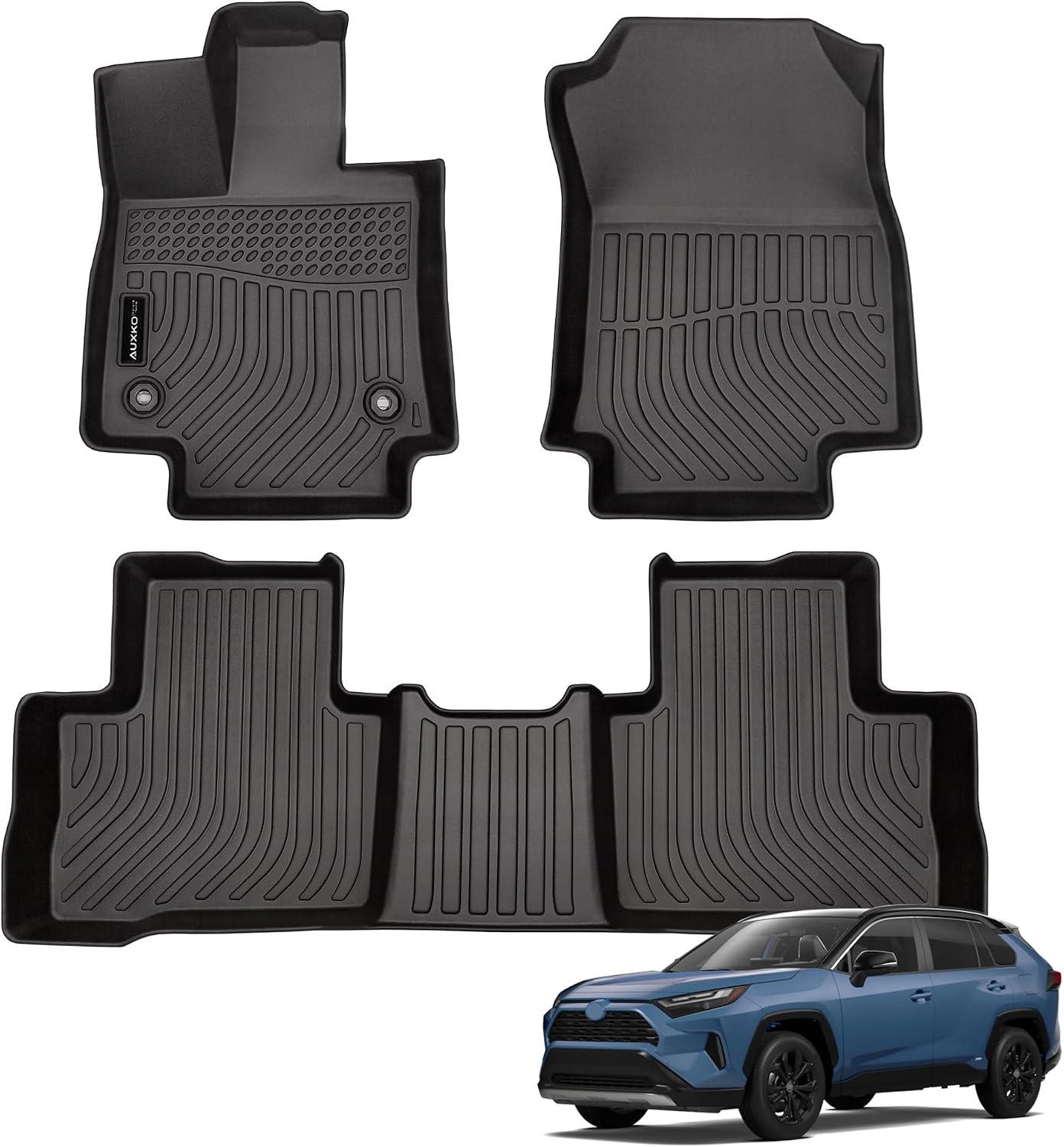 Alfombrillas RAV4 Hybrid 2019-24 TPE antiderrap sin olor