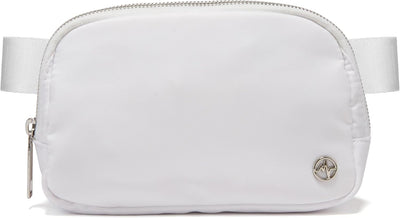 Bolsa cintura mujer moda correa ajustable blanco