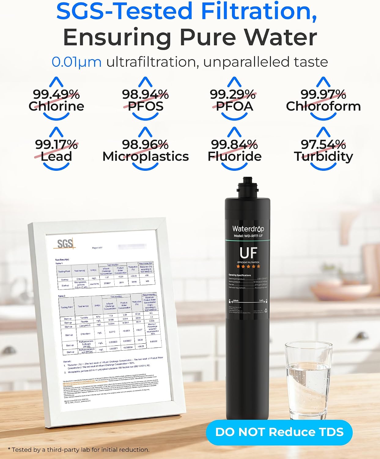 Filtro agua 0.01μm para 17UA/17UB 3 años