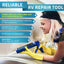 Sellador techo RV autonivelante 2 pack blanco flexible UV