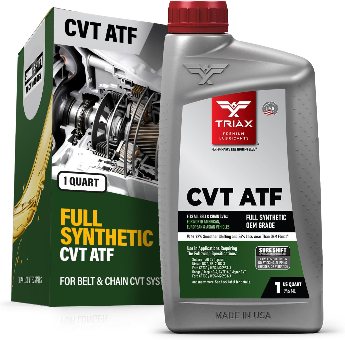 Líquido transmisión CVT antiderrap universal 1qt