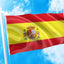 Bandera España 2x3ft 100% poliéster UV resistente