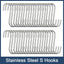 100 Ganchos S Acero Inox Reutiliz. para Cocina Armario