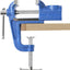 Abrazadera mesa mini acero fundido azul herramienta portátil