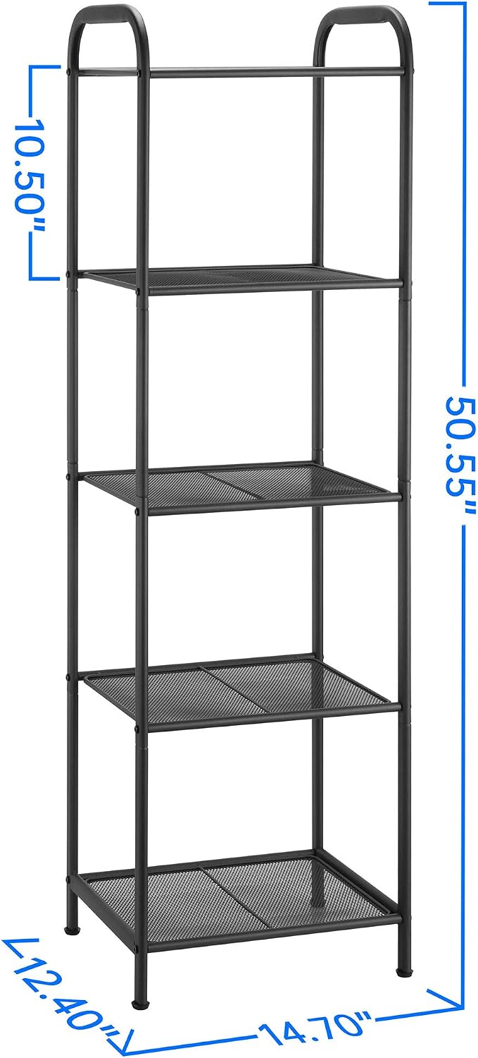 Estantería industrial para plantas y cocina gris
