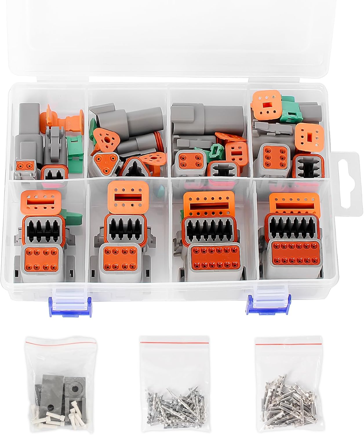 Kit conectores DT Deutsch 215 pzas impermeables 2-12 pines
