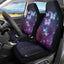 Set 2 fundas asiento automóvil diseño mariposa y galaxia