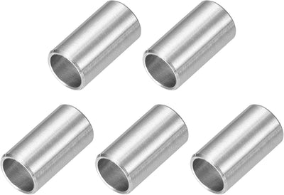 5 Espaciadores Acero Inox Redondos Sin Rosca