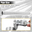 Tubo escape recto 30pulg acero inox t304 ajuste universal
